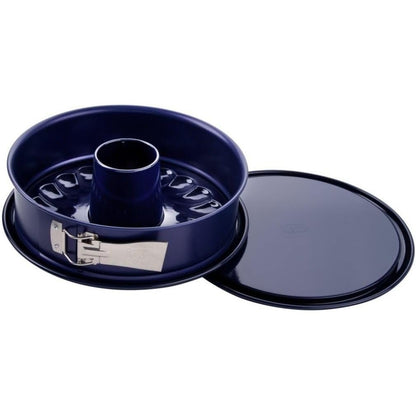 221548 - DR. OETKER Tavë pjekjeje Baking Love Enamel Ø 26 cm, bazë smalti rezistente ndaj prerjeve dhe gërvishtjeve, blu e errët