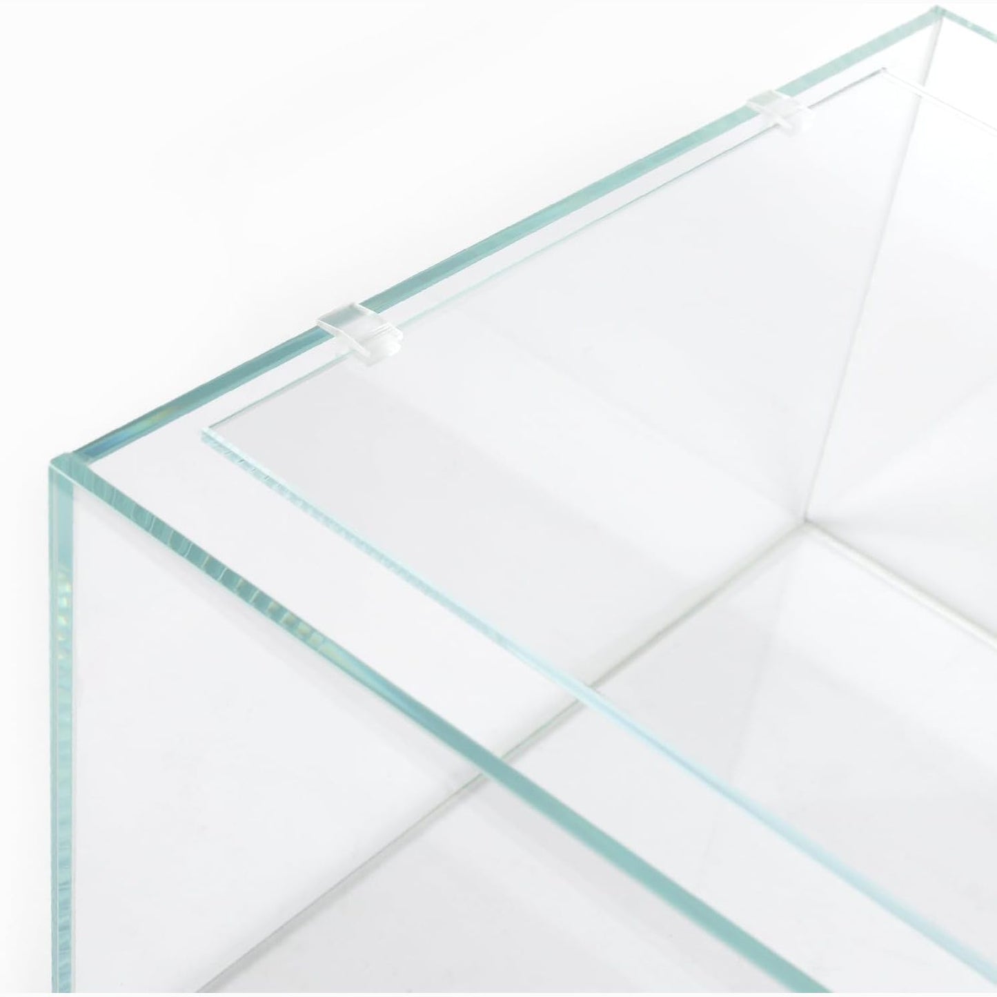 217882 - LANDEN Kapak akuariumi, 4 mm i trashë, transparent, 342 x 168 mm, duke përfshirë 4 kapëse për vendosje të sigurt, i përshtatur për NA362226