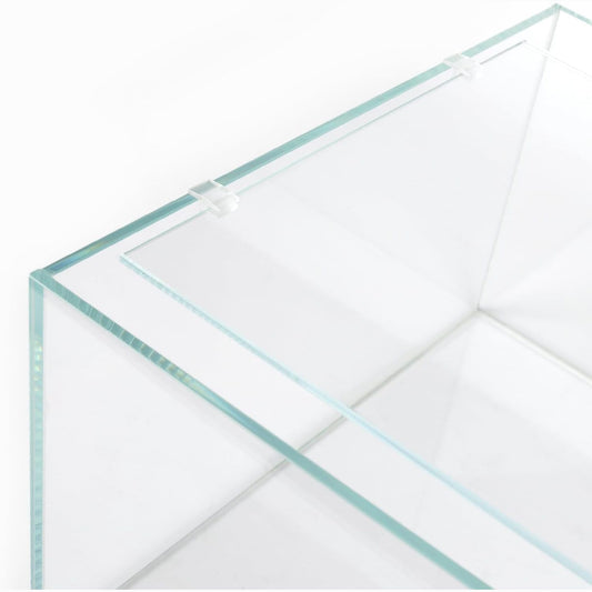 217882 - LANDEN Kapak akuariumi, 4 mm i trashë, transparent, 342 x 168 mm, duke përfshirë 4 kapëse për vendosje të sigurt, i përshtatur për NA362226