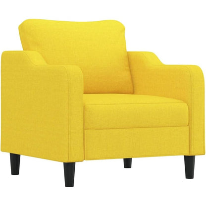 181537 - VIDAXL Ulëse me Jastëkë, Pëlhurë Ngjyrë e Verdhë e Çelët