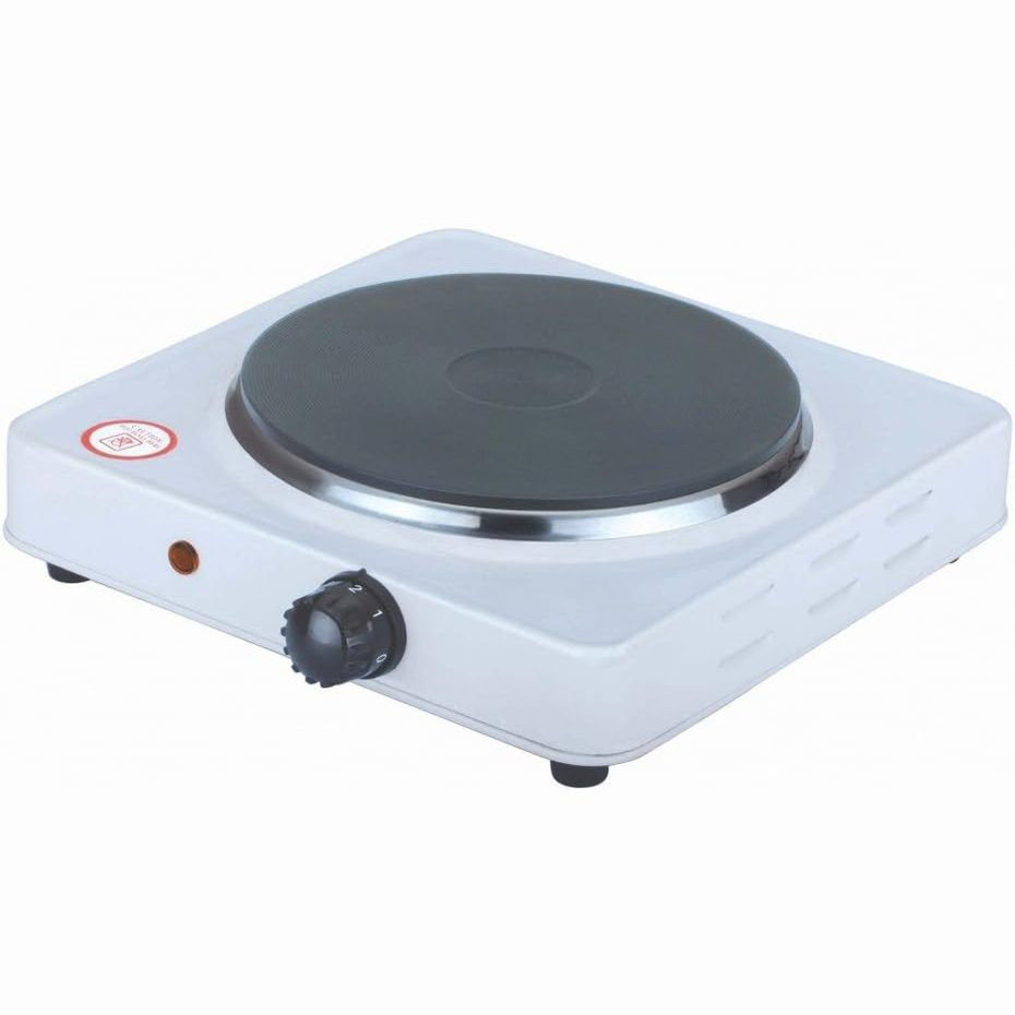 200208 - LEOFLA Sobë Elektrike e Rregullueshme për Kamping dhe Udhëtim, 1500W, me Pllakë Gize 185mm