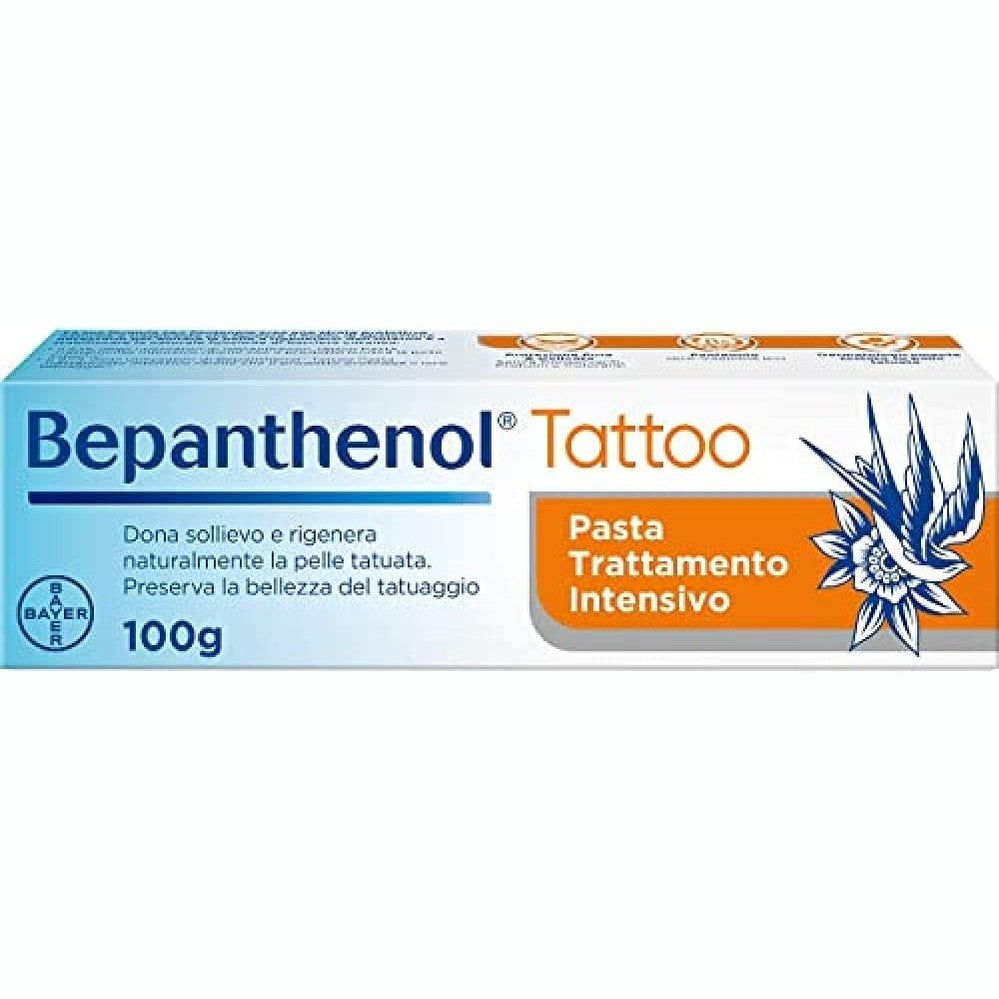 272378 - BEPANTHENOL Pastë Trajtimi Intensiv për Tatuazhe, 100 g, Krem Hidratues për Tatuazhe që Mbron, Qetëson dhe Rigjeneron Lëkurën