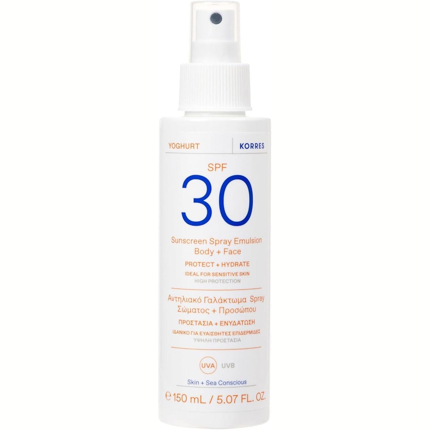 321442 - KORRES - Emulsion për Mbrojtjen nga Dielli SPF30 - 150ml - Për Trup dhe Fytyrë