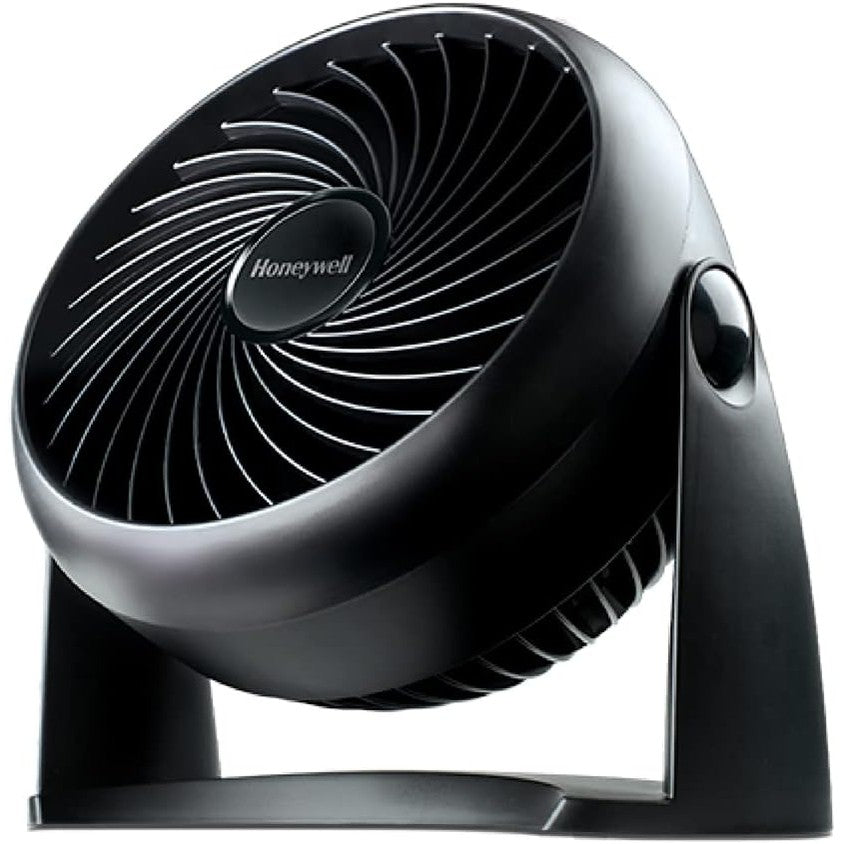 322369 - Honeywell Ventilator TurboForce Turbo HT900E, Ftohje e Qetë, Kënd i Rregullueshëm i Pjerrësisë deri në 90°, 3 Cilësime Shpejtësie, I Montueshëm në Mur, Ventilator Tavoline, i Zi