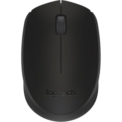 266962 - Logitech M171 Maus pa tel për PC, Mac, Laptop, 2.4 GHz, marrës mini USB, gjurmim optik, jetëgjatësi baterie 12-mujore, Ambidextrous, i zi