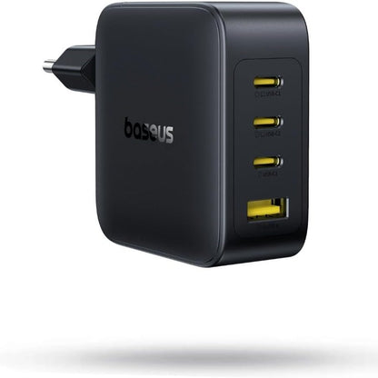 266235 - BASEUS Karikues Enerfill USB-C 140W, Adaptor Energjie USB-C me 4 Porta, Karikues PD me PPS, Karikues i Shpejtë GaN i pajtueshëm me MacBook Pro/Air, iPad, Laptop, iPhone 17/16/15/14/13/12 Pro Max, Galaxy S25, Pixel