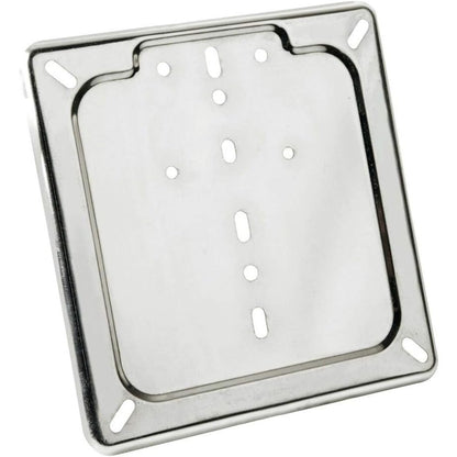 322688 - Mbajtëse targe Lampa 90147 prej çeliku inox - Krom