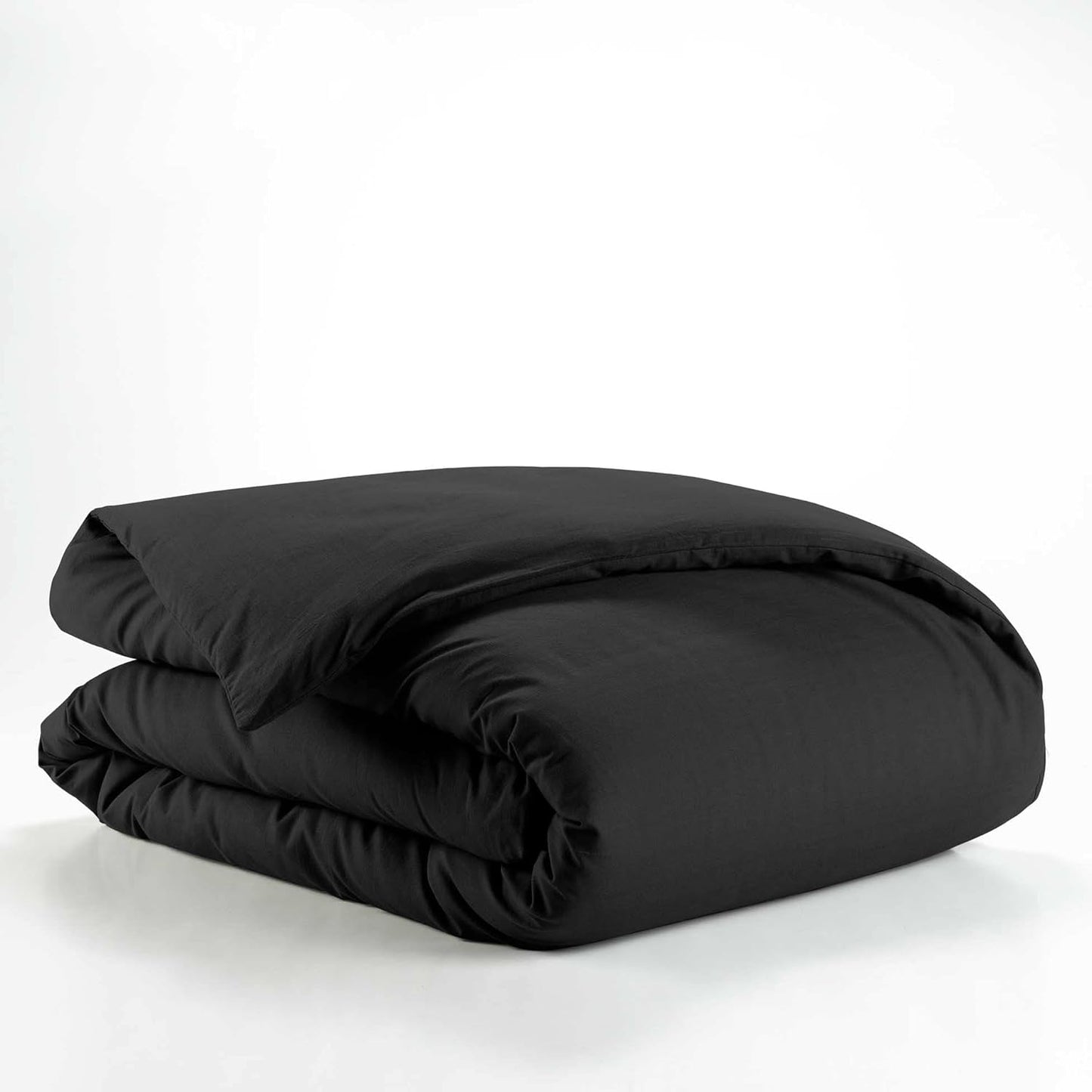 184552 - DOUCEUR D'INTERIEUR Mbulesë Duvet 100% Pambuk, Lina e Zezë, 140 x 200cm
