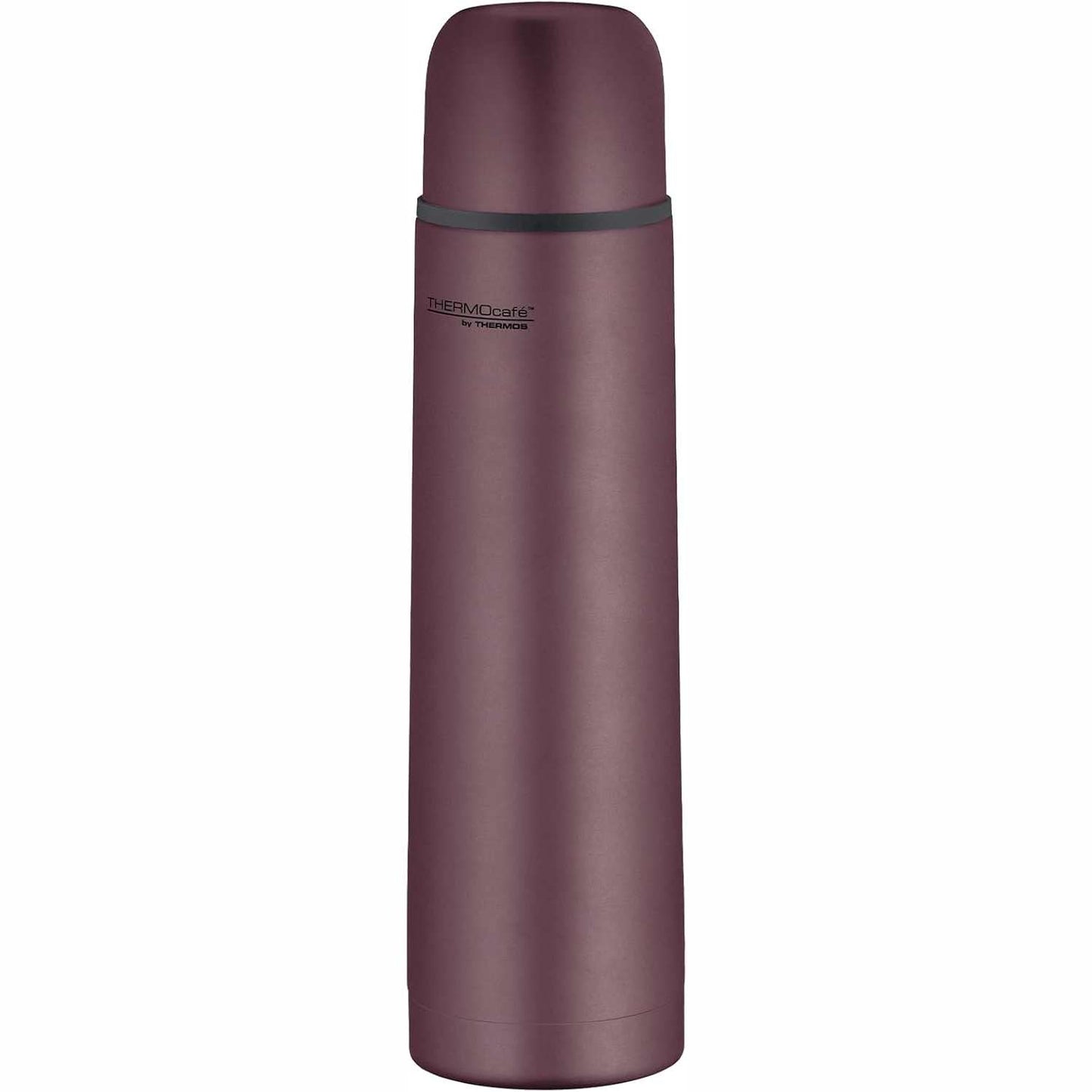 246479 - THERMOS SHISHE PIJESH THERMOcafé, ngjyrë burgundy mat, 0.70l, termos me gotë çeliku inox, mban pijet të ngrohta për 12 orë dhe të ftohta për 24 orë, i papërshkueshëm nga rrjedhjet