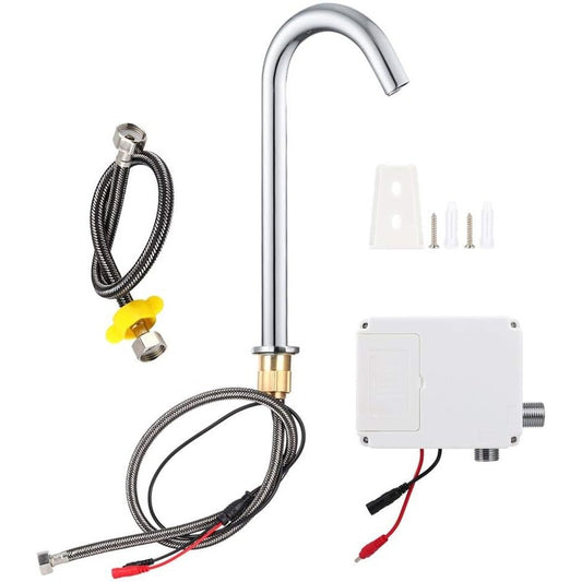 170156 - ZUNATE Rrjedhës automati me sensor infra të kuq, rubinet për lavamanin e kuzhinës, materiali çelik inoks, pa bateri, filetim G1/2