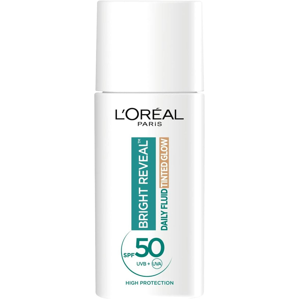 290292 - L'ORÉAL PARIS Daily Fluid Tinted Glow SPF 50+, Bronze Glow, 50ml - Filtra me Spektër të Gjerë SPF 50+ me Shkëlqim të Menjëhershëm, Mbulim Natyral