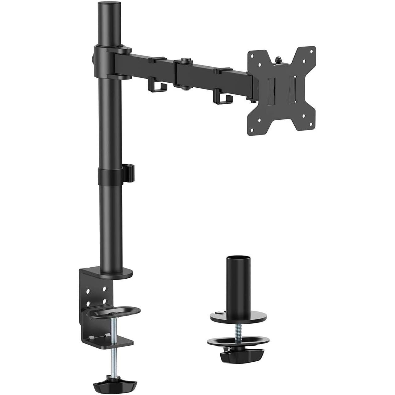 273766 - AISENS DT32TSR-277 Standë për Monitor/Televizor me Rrotullim dhe Anim Eko 10Kg (3 Rrotullime, 1 Krah) 17-32", e Zezë