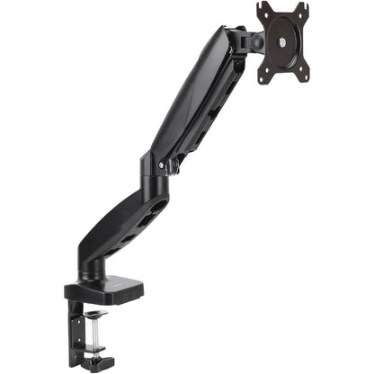 273366 - AMAZON BASICS - Mbështetëse për tavolinë për monitor kompjuteri, krah monitori me sustë gazi, e rregullueshme, për monitorë deri në 27 inç (68.6 cm), e zezë