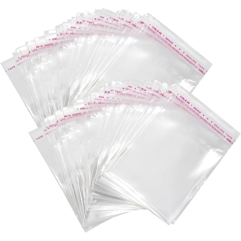 225260 - YDHfdc Pako me 300 qese transparente, 7x10 cm, Plastike, Vetëngjitëse