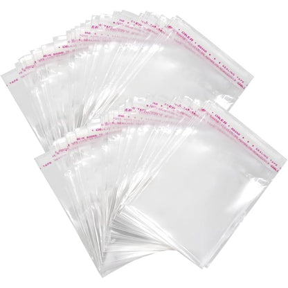 225260 - YDHfdc Pako me 300 qese transparente, 7x10 cm, Plastike, Vetëngjitëse