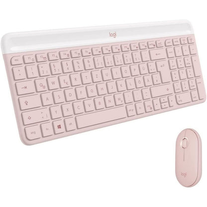 276435 - LOGITECH Kombinim mausi dhe tastiere 920-011314, rozë