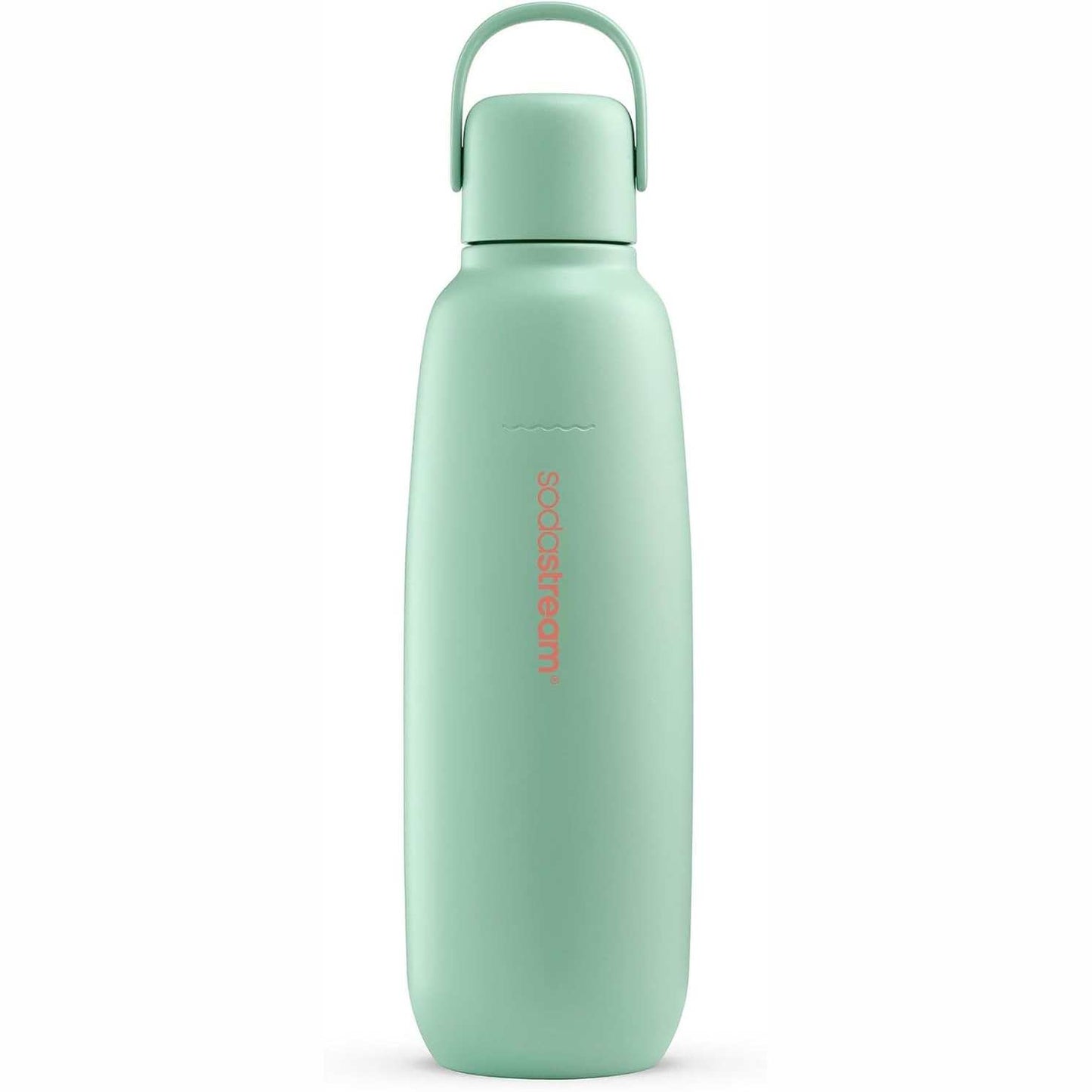 214337 - SODASTREAM Shishe metalike 0.9L Fizz&go COOL me ngjyrë mente, mund të lahet në lavastovilje, mban pijet të nxehta dhe të ftohta deri në 12 orë, pa BPA