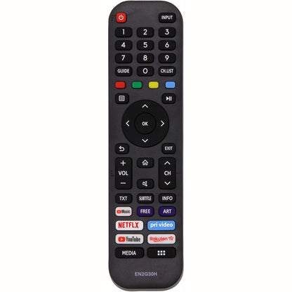 296392 - Hisense Telekomandë e re zëvendësuese EN2G30H/EN2A30, e pajtueshme me televizorët inteligjentë Hisense VIDAA LCD LED 4K UHD, me butona shkurtore për Netflix, Prime Video, YouTube dhe Rakuten