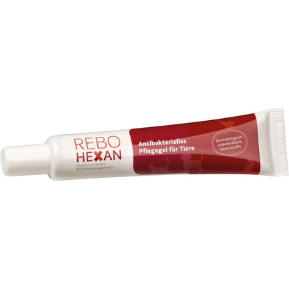 257126 - REBOHEXAN Xhel 20 ml për kafshët shtëpiake: Kujdes antibakterial për plagët, kujdes dhe pastrim lëkure, miqësor ndaj lëkurës