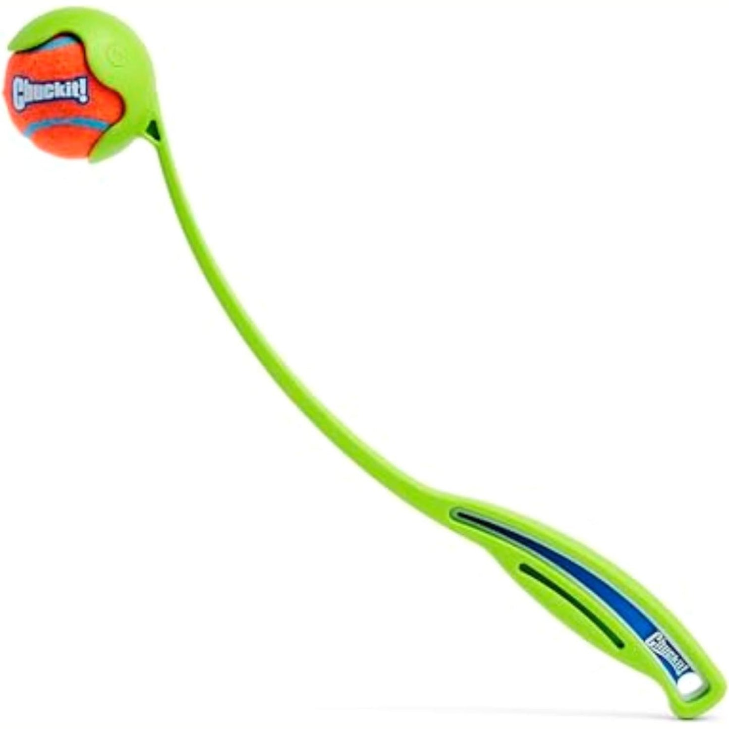 258214 - Hidhe! Lëshues topash sportivë për qen, lodër me top të vogël tenisi, 36 cm