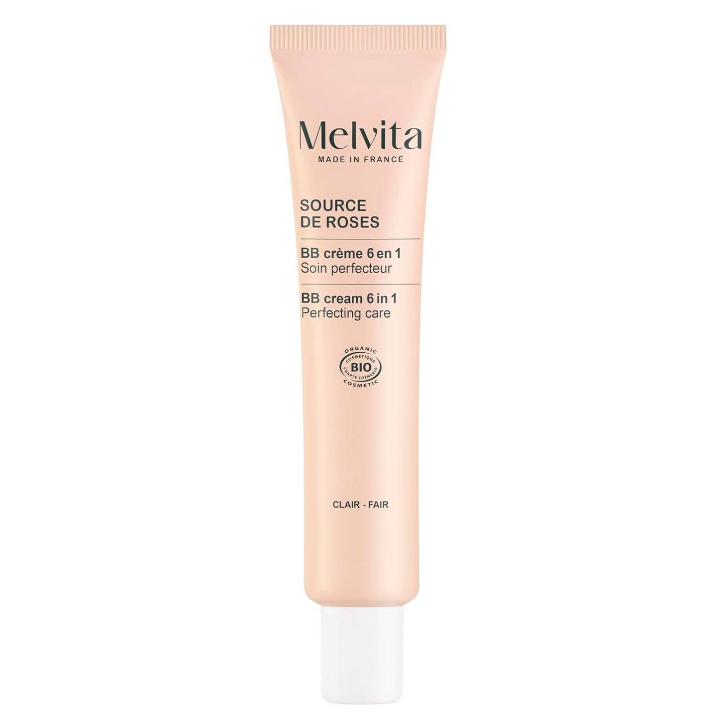 271723 - MELVITA - Krem BB i lehtë hidratues dhe mbrojtës - Source de Roses, 40ml, Teksturë e lehtë