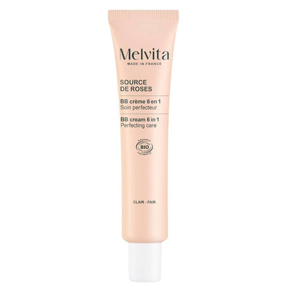 271723 - MELVITA - Krem BB i lehtë hidratues dhe mbrojtës - Source de Roses, 40ml, Teksturë e lehtë