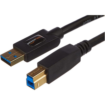 277195 - KABLO AmazonBasics 3.0 USB-A në USB-B, 1.8 m, e zezë