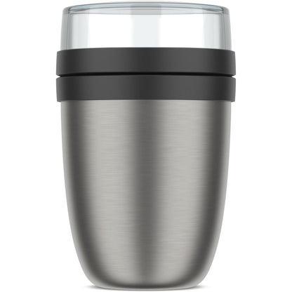 214050 - MEPAL Tenxhere dreke e izoluar, 500 Plus 200 ml, 6-8 orë të nxehtë dhe 12 orë të ftohtë, e zezë