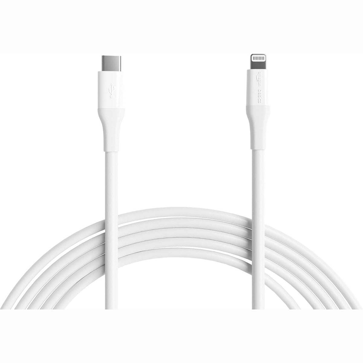 309166 - Amazon Basics Kabllo USB 2.0 Type-C në Lightning (e çertifikuar nga MFi), 3 m, e bardhë