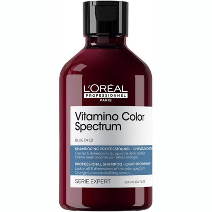 275426 - L'OREAL PROFESSIONNEL - Shampo blu për flokë kafe 300 ml, kundër toneve portokalli