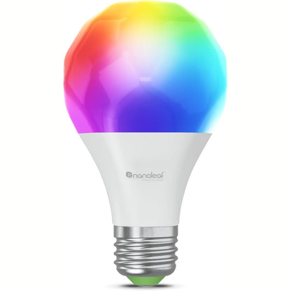 246780 - NANOLEAF - Llambë ndriçimi Matter Essentials - Llambë LED inteligjente RGBW E27 - Matter mbi fije - Llambë LED Bluetooth me 16 milionë ngjyra - Sinkronizim ekrani - Funksionon me Google Home dhe Apple