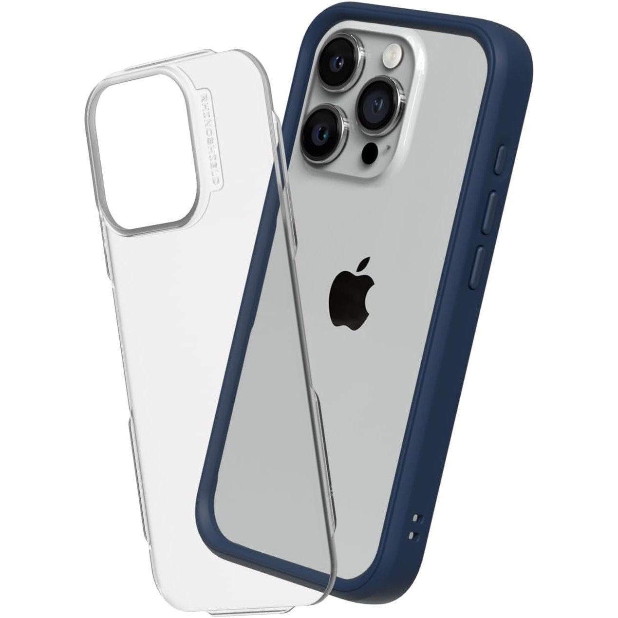 320011 - RHINOSHIELD Mbrojtëse e pajtueshme me [iPhone 15 Pro] | Mod NX - Mbrojtje e hollë, e personalizueshme me teknologji thithëse goditjesh [Pa BPA] - Blu marine