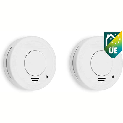 314521 - Smartwares Detektor tymi me sensor optik, i çertifikuar nga TÜV, bateri e zëvendësueshme (1 vit), 85 dB, 10.048.28