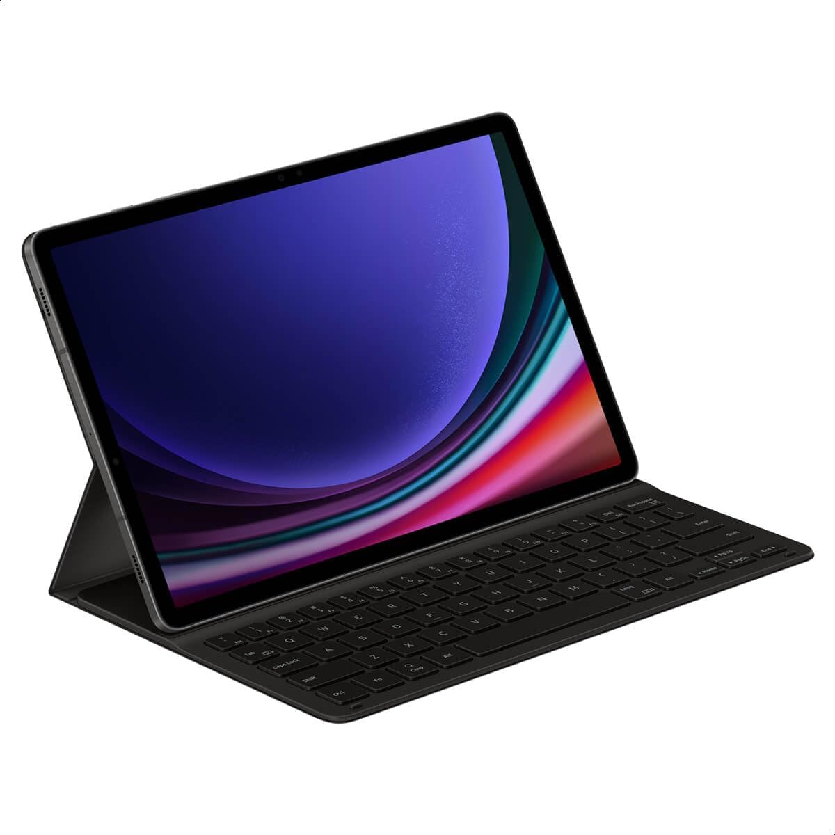 308670 - SAMSUNG Tastierë e hollë me kapak libri EF-DX720 për Galaxy Tab S10 Lite FE S9, QWERTY, vend për S Pen, e zezë