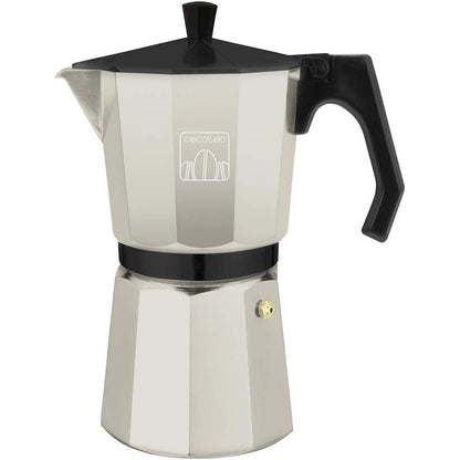 262206 - CECOTEC Makinë kafeje italiane Cumbia Mokclassic 600, 450ml, ngjyrë bezhë, 9 filxhanë, për sobë induksion, dorezë ergonomike, filtër çeliku inox