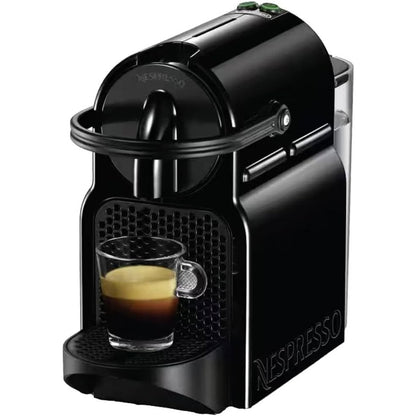 320810 - NESPRESSO De'Longhi Makinë kafeje Inissia, e zezë, 19 shufra + komplet mirëseardhjeje, dizajn kompakt, mbyllje automatike, EN80.B