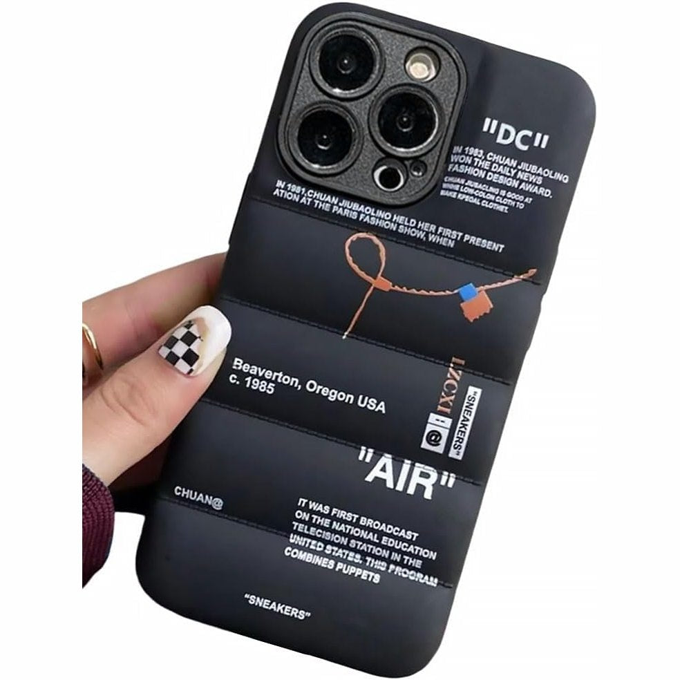 320591 - IAIYOXI Mbështjellëse telefoni për iPhone, e pajtueshme me modelet 15, 14, 13, 12, Mini, 11 X, XS, Max, XR 7, 8 Plus, atlete, e bardhë ose e zezë, Mbështjellëse e butë, e zezë për 15 Pro