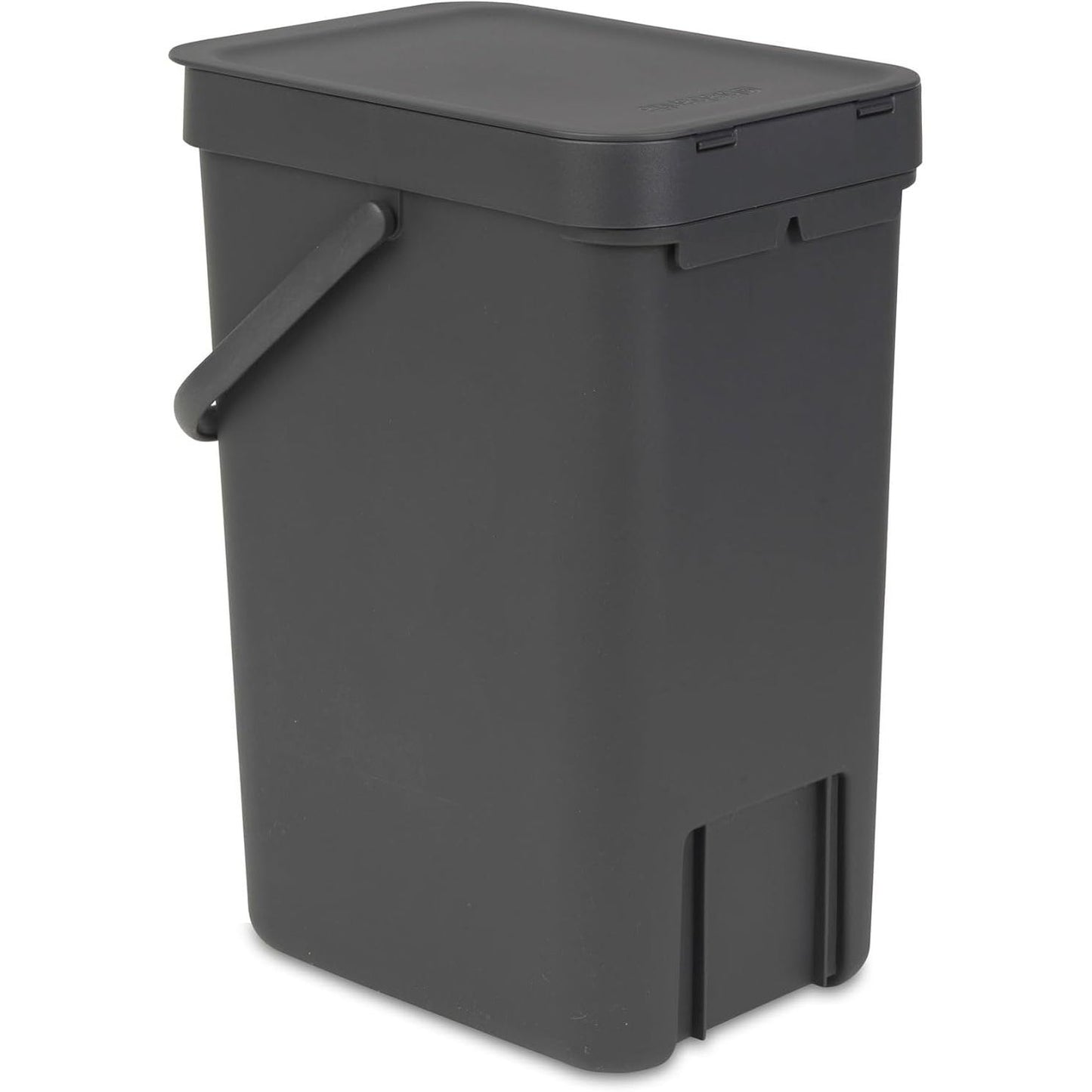 214910 - BRABANTIA Kosh Mbeturinash Sort & Go 12L (Gri), Enë Plastike Riciklimi me Dorezë