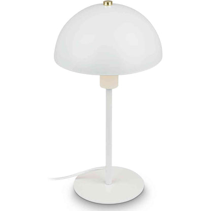 175846 - BRILONER - Llambë Leximi për Krevat dhe Zyrë me Çelës Kabllor, Prizë E14, 18 x 35 cm (Diametër x Lartësi), Ngjyra e Bardhë