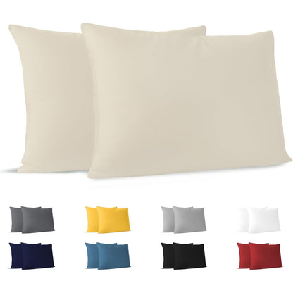 216052 - DREAMZIE Mbulesë jastëku 30x50 (Set prej 2) - 100% Pambuk Xhersi 150 g/m²