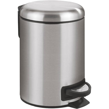 262068 - WENKO | Kosh për banjo prej çeliku inox, Kosh mini për banjo, 3L, Leman Easy Close