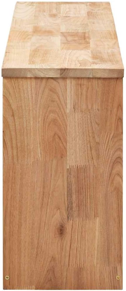 265373 - vidaXL Stol për Këpucë 94×20×38 cm – Dru Arre Masiv