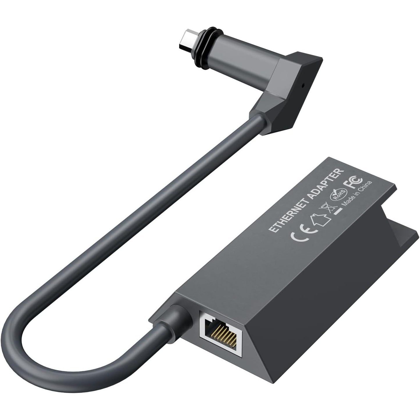 273300 - STARLINK Adaptues Ethernet Starlink për Internet Satellite V2 me Dish Rectangle Starlink, Adaptues Starlink në RJ45 Gigabit Ethernet, lidhje e shpejtë dhe e qëndrueshme rrjeti për Starlink Actated Gen 2, i zi