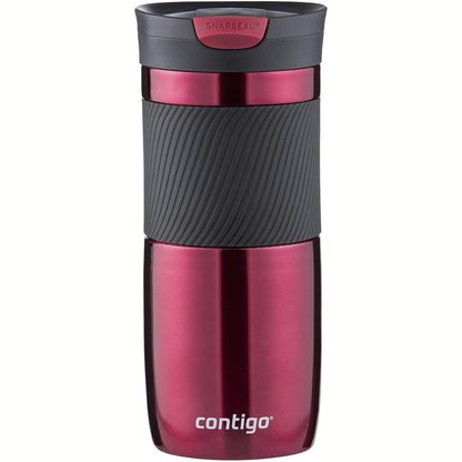 185049 - CONTIGO Filxhan Termos Byron Snapseal, Filxhan i Izoluar prej Çeliku Inoks, Kapaciteti 470ml, Pa BPA, I Papërshkueshëm, Kapak i Sigurt për Lavatriçe, 1 Copë në Pako