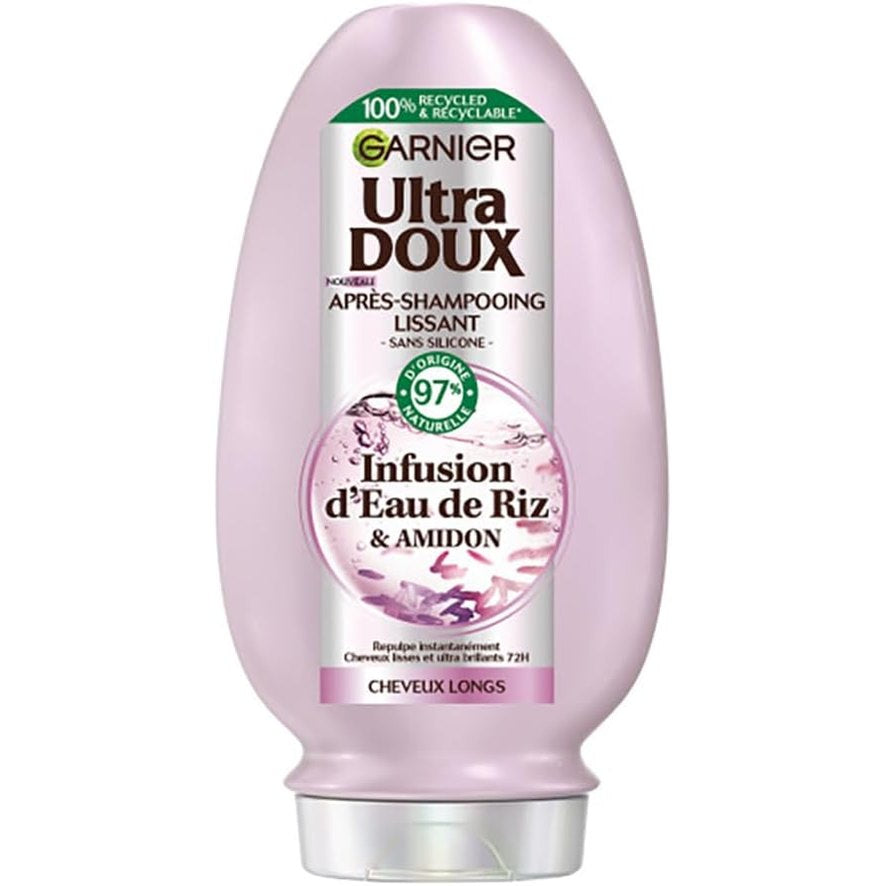 319208 - GARNIER Ultra Doux Balsam zbutës, 200ml, për flokë të padisiplinuar dhe të dëmtuar