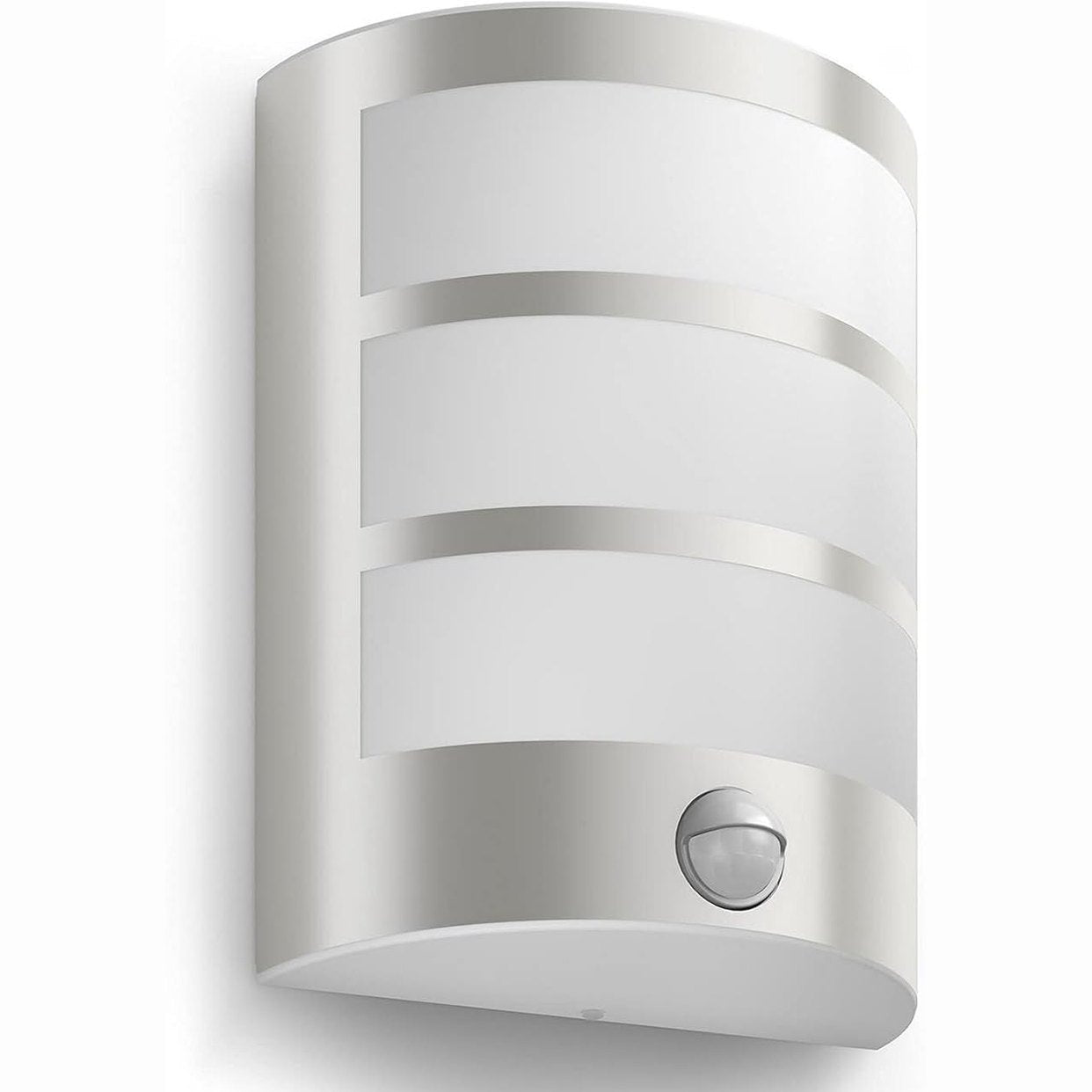 213317 - PHILIPS Dritë muri LED për jashtë, me sensor lëvizjeje, 6 W, çelik inox