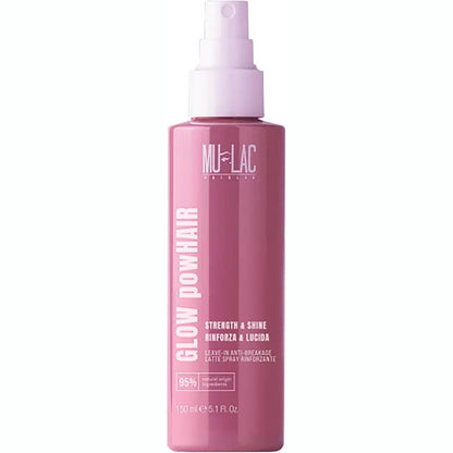 271963 - MULAC Glow Powhair, Qumësht Sprej Forcues Kundër Thyerjes, pa shpëlarje, 150 ml