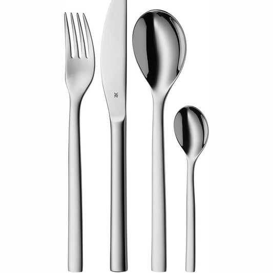 215532 - WMF Set takëmesh Nuova për 1 person, thika monoblok me 4 pjesë, çelik inox i lëmuar, i përshtatshëm për lavastovilje.