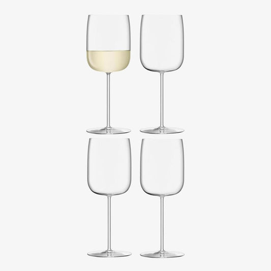 199664 - LSA INTERNATIONAL Gotat e Verës BOROUGH 380ml të Qarta, Set 4 Copësh