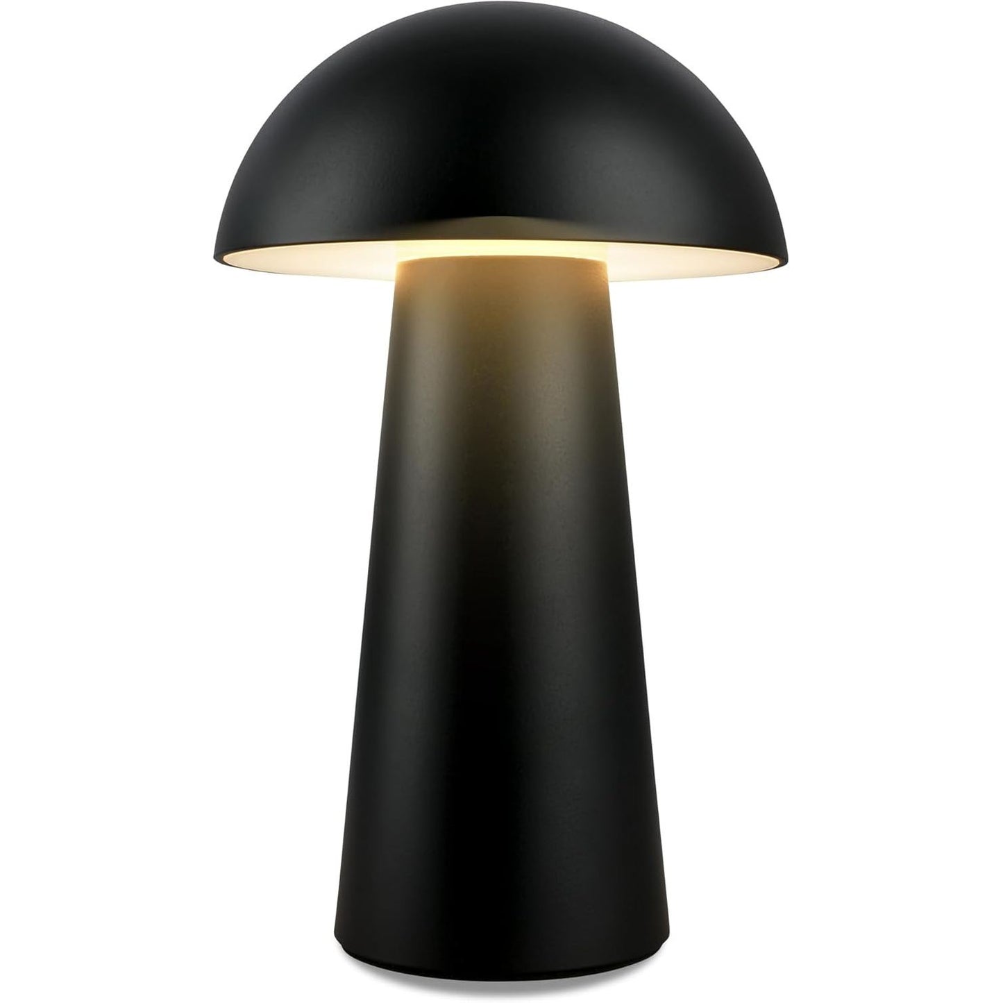 223783 - BRILONER Llambë Mini LED Pa Tel Tavoline, Kontroll me Prekje, Rrotullim pa Shkallë, IP44, 12x19.5 cm, E Zezë